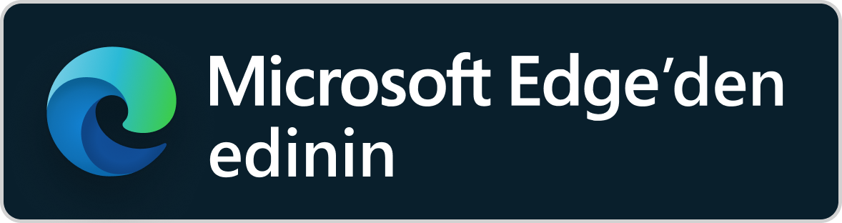 Microsoft Edge'den edinin
